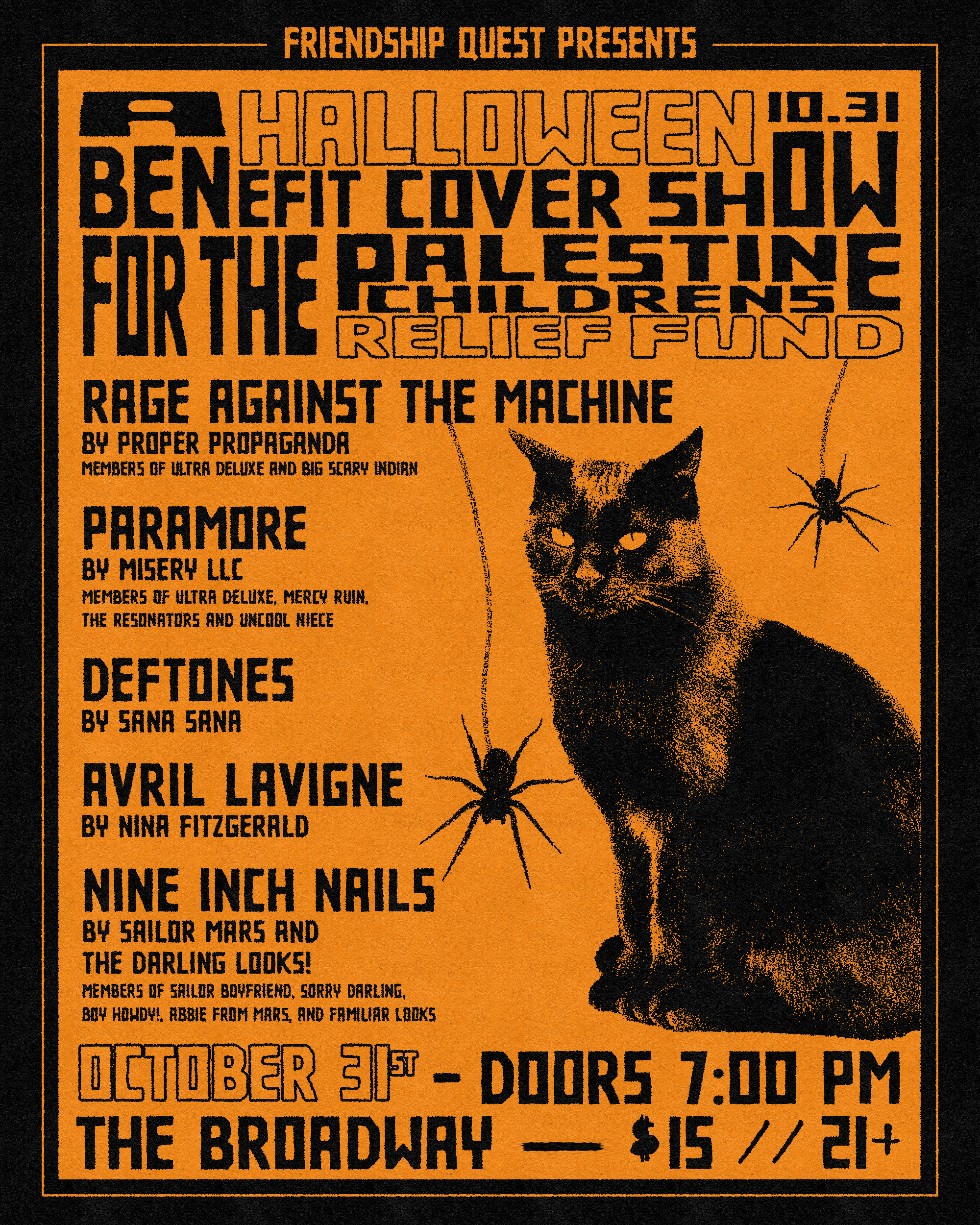 HALLOWEEN COVER SHOW ft Rage Against the Machine, Paramore